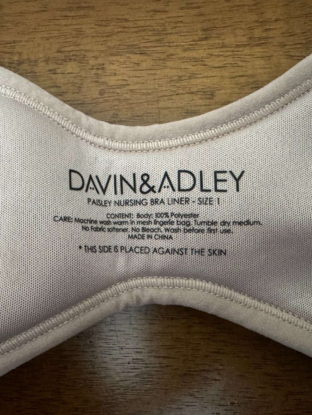 Davin & Adley Reusable Nursing Pad: The Paisley Liner (size 1, S-L)